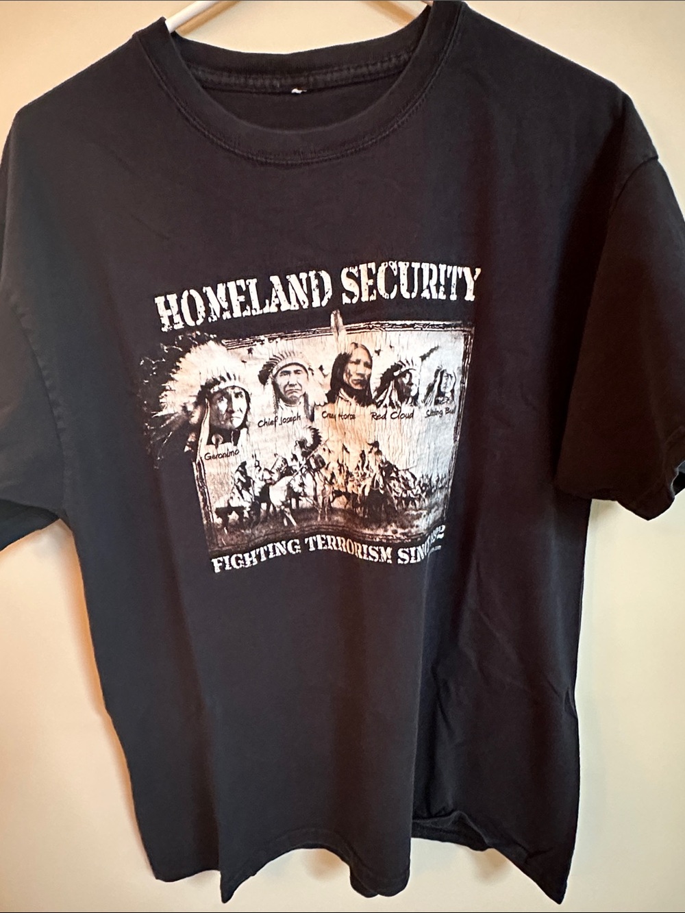 Black Homeland Security Graphic Art Print